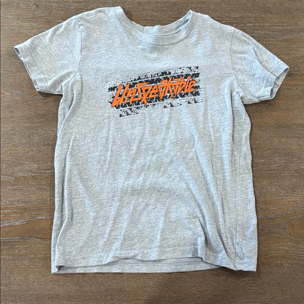 Kids Gray Short Sleeve Tee